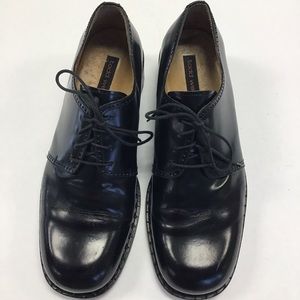 Todd Welsh Black Leather Lace Up Oxfords Sz.‎ 11.5